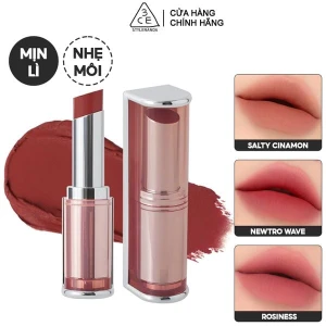 Son Thỏi Lì 3CE Bền Màu, Nhẹ Môi Blur Matte Lipstick 4g