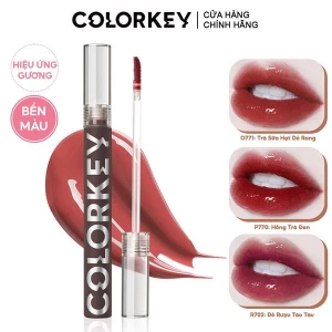 Son Tint Colorkey Gương Bóng Bền Màu, Lâu Trôi Airy Lip Mirror Series 1.7g
