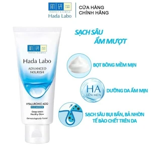 Sữa Rửa Mặt Hada Labo Dưỡng Ẩm Tối Ưu Advanced Nourish Hyaluronic Acid Cleanser 80g