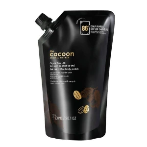 Túi 600ml Tẩy Da Chết Body Cocoon Làm Đều Màu Da Và Dưỡng Mịn Da Chiết Xuất Cà Phê Dak Lak Coffee Body Polish