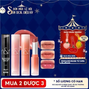 VE-EASY Son Dưỡng Romand Dạng Thỏi Có Màu Thuần Chay Dưỡng Ẩm Mềm Môi Glasting Melting Balm