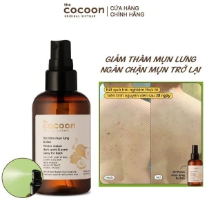 Xịt Giảm Thâm Mụn Lưng Cocoon Làm Dịu Da Chiết Xuất Bí Đao Winter Melon Dark Spots & Acne Spray For Back 140ml