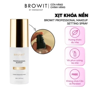 Xịt Khóa Nền Browit Lâu Trôi, Dưỡng Da Professional Makeup Setting Spray 50ml