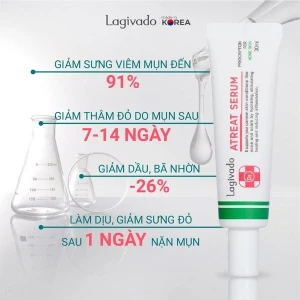 Tinh chất serum giảm mụn, mờ thâm, ngừa sẹo rỗ Hàn Quốc Lagivado Dr. ATreat Serum 30 ml