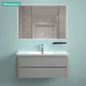 Tủ Lavabo Mowoen MW6632R-80 gương LED vuông cao cấp