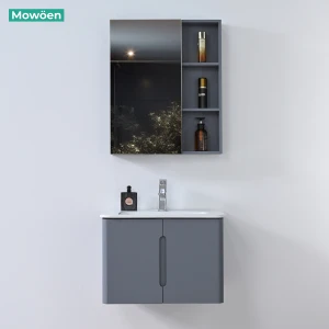 Tủ Lavabo Mowoen MW2709-1-60PVC treo tường phòng tắm