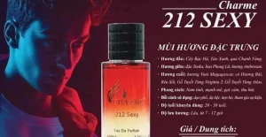 Nước hoa Charme 212 sexy 50ml