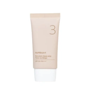 Kem Nâng Tone Chống Nắng Numbuzin No.3 Porcelain Base-skip Tone Up Beige SPF50 35g