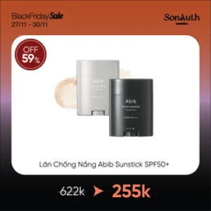Lăn Chống Nắng Ráo Mịn Abib Airy Sunstick Smoothing Bar 23g