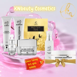 Bộ ngừa nám nâng cao KN Beauty Gồm 5 sản phẩm (Kem Face Serum SRM Gel TTBC MNY)