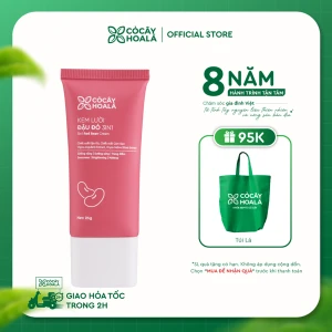 Kem Chống Nắng - Kem Lười Đậu Đỏ 3in1 Cỏ Cây Hoa Lá 25g