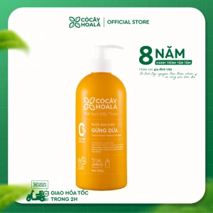 Nước Rửa Chén Thiên Nhiên Gừng Dứa Cỏ Cây Hoa Lá 500g