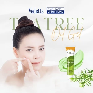 Gel Kháng Khuẩn Trị Mụn Tinh Chất Tràm Trà Vedette 18g