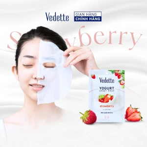 Mặt nạ giấy sữa chua Vedette Dâu Tây 22ml