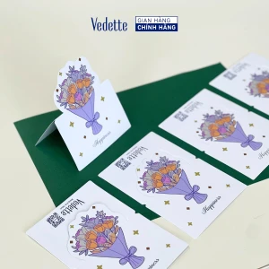 THIỆP BÓ HOA XINH XẮN 3D GHI LỜI CHÚC, LỜI CẢM ƠN (PHÙ HỢP TẤT CẢ CÁC DỊP)