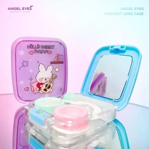 Khay đựng lens chữ nhật THỎ ĐÁNG YÊU