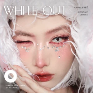 Kính áp tròng Cosplay White Out