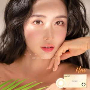 Kính áp tròng nâu tây tự nhiên Nami