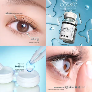 LENS TRONG SUỐT CẬN COSMO CAO CẤP CỦA HÀN QUỐC CÓ ĐỘ TỪ 0 - 15 ĐỘ
