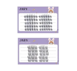 Lông Mi Cụm Tự Nhiên Jary Cluster Lashes Hộp Nhựa 5 Hàng