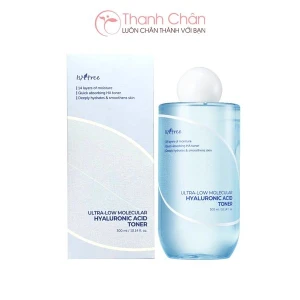 Nước hoa hồng Isntree Ultra-low Molecular Hyaluronic Acid Toner 300ml