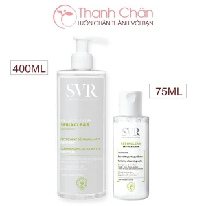 Nước tẩy trang SVR và giúp loại bỏ dầu cho da SVR SEBIACLEAR Eau Micellaire 75ml