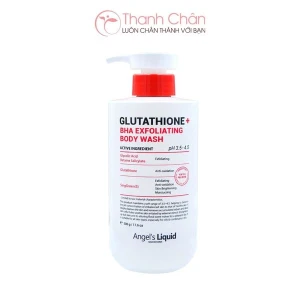 Sữa tắm Angel's Liquid Glutathione Plus BHA Exfoliating Body Wash 500g