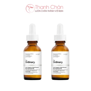 Tinh dầu cấp ẩm, dưỡng sáng da The Ordinary 100% Organic Cold Pressed Rose Hip Seed Oil