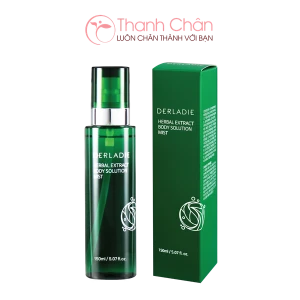 Xịt mụn lưng Derladie Herbal Extract Body Solution Mist 150ml