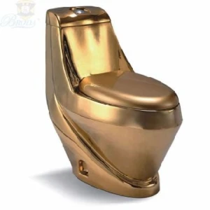 Bồn Cầu Một Khối mạ vàng 9545 BRODA