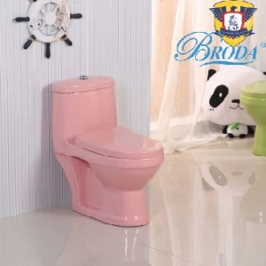 Bồn Cầu Trẻ Em Mầu Hồng BRODA