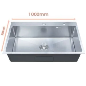 Chậu Rửa Chén 1 hố sus 304 KT 100x50cm FAHKLER