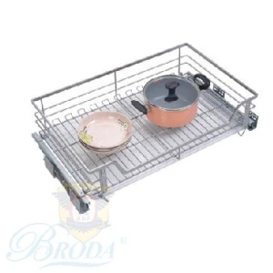 Kệ Để Xoong Nồi Inox 304 Cao Cấp Gắn Tủ Bếp Dưới