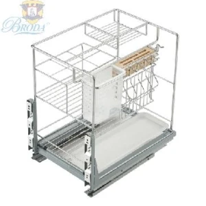Kệ gia vị, dao thớt inox mờ 304 cao cấp