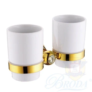 Kệ ly đôi vàng đế đá 6009