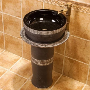 LAVABO RỬA MẶT GỐM SỨ SÂN VƯỜN DNP-144