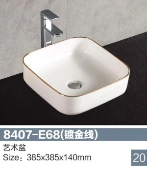 LAVABO TÔ SỨ BRODA 8407-E68