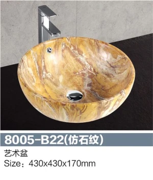 LAVABO TÔ SỨ GIẢ ĐÁ BRODA 8005-B22