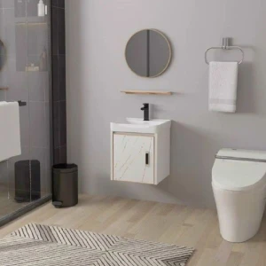 LAVABO TỦ NHÔM CAO CẤP KHÔNG GIAN NHỎ JV11 50cm