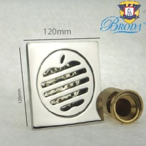 PHỄU THU SÀN CHỐNG HÔI FAHKLER 12X12CM INOX 8009-3