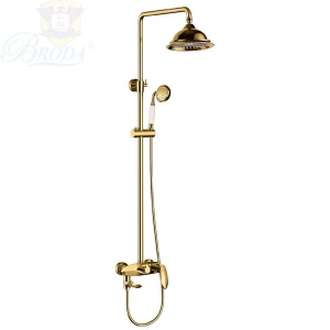 SEN CÂY TẮM ĐỨNG FAHKLER LUXURY MẠ VÀNG PVD MS 41