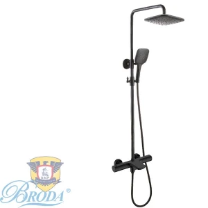 Sen cây Tắm Đứng sơn tĩnh điện mầu đen FAHKLER WJ-D1001H