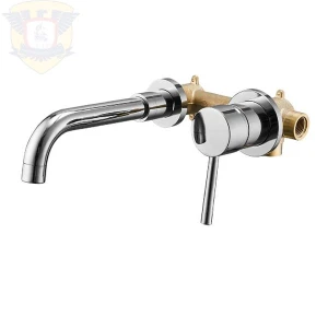 VÒI RỬA LAVABO ÂM TƯỜNG NÓNG LẠNH ĐỒNG THAU FAHKLER 8059QB-1