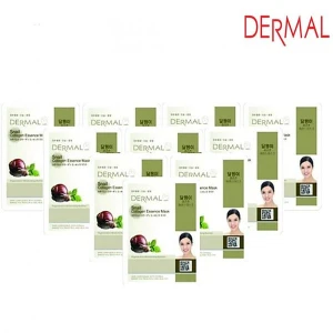 Mặt Nạ Dưỡng Da Tinh Chất Ốc Sên Dermal Hàn Quốc - 10 Miếng