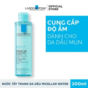 Nước Tẩy Trang Làm Sạch Sâu Và Kiểm Soát Bã Nhờn Cho Da Dầu Và Da Mụn La Roche Posay Effaclar Micellar Water 200ml