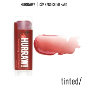 Son dưỡng môi Hurraw! Balm 4.8g/.17oz Mỹ - Hương Cherry (Có màu)