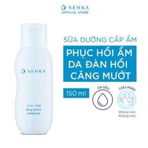 Sữa Dưỡng Senka Cấp Ẩm Chuyên Sâu Deep Moist Emulsion 150ml