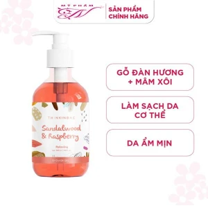 Sữa tắm nước hoa Thinkinbae hương Gỗ đàn hương & Quả mâm xôi 300ml