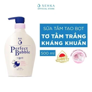 Sữa Tắm Senka Dưỡng Ẩm Hương Hoa Dịu Ngọt Perfect Bubble for Body Sweet Floral