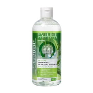 Nước hoa hồng Eveline Facemed kiềm dầu với khoáng chất Magma 400ML